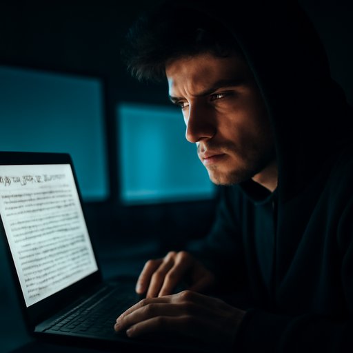 PKOK legal notice on laptop